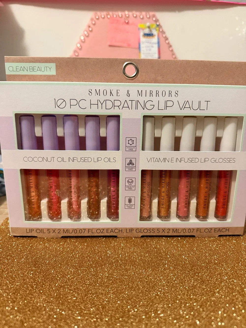 10pc Hydrating Lip Vault - Oils and Lip Glosses